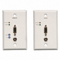 Tripp Lite - B130-101-WP-1 - VGA OVER CAT5 EXTENDER WALLPLATE