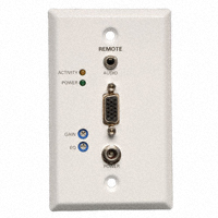 Tripp Lite - B132-100A-WP-1 - VGA EXTNDR WALLPLATE W/AUD 1KFT