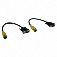Tripp Lite - EZB-DVIM-2 - DVI CABLE KIT 2 X DVI MALE 1FT