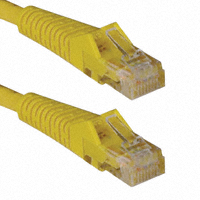 Tripp Lite - N001-001-YW - CABLE MOD 8P8C PLUG-PLUG 1'
