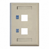 Tripp Lite - N042-001-WH - FACEPLATE SNGL GANG 2PORT WHITE