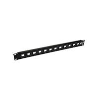 Tripp Lite - N062-012-KJ - 12-PORT 1U RACK-MOUNT BLANK KEYS