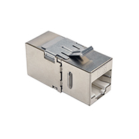 Tripp Lite - N235-001-SH-6AD - CAT6A STRAIGHT THROUGH MODULAR S