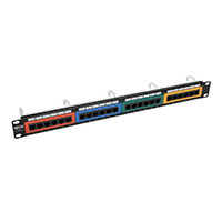 Tripp Lite - N253-024-RBGY - 24-PORT 1U RACK-MOUNT 110-TYPE C