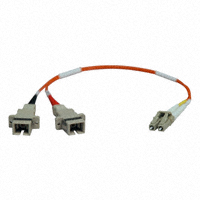 Tripp Lite - N458-001-62 - DUPLEX FIBER ADAPTR LC-M/SC-F 1'