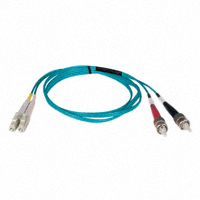 Tripp Lite - N818-03M - FIBER PATCH CABL LC/ST AQUA 10FT