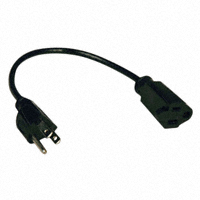 Tripp Lite - P022-001 - POWER EXTENSION CORD 1'