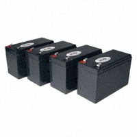 Tripp Lite - RBC54 - REPLACEMENT BATT CARTRIDGE 4-12V