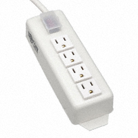 Tripp Lite - TLM406NC - POWER STRIP 4OUT 6'CORD METAL