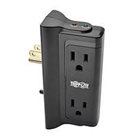 Tripp Lite - TLP4BK - SURGE PROTECT WALLMOUNT 4 OUTLET