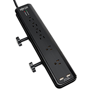 Tripp Lite - TLP606DMUSB - SURGE PROTECT STRIP USB 6 OUT 6'