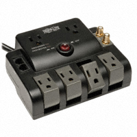 Tripp Lite - TLP606RNET - SURGE PROTECT 6 OUTLET COAX 6FT