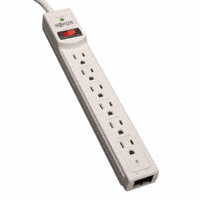 Tripp Lite - TLP608TEL - SURGE PROTECT STRIP 6 OUTLET 8'