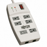 Tripp Lite - TLP66NET - SURGE PROTECT 6 OUTLET RJ45 6FT