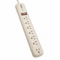 Tripp Lite - TLP74R - SURGE SUPPRESSOR 7 OUT 4' RA