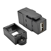 Tripp Lite - U060-000-KP-BK - USB 2.0 ALL-IN-ONE KEYSTONE/PANE