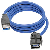 Tripp Lite - U324-003-KJ - USB A MALE TO A FEMALE 3'