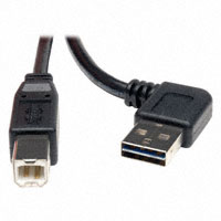Tripp Lite - UR022-003-RA - USB RA A-MALE TO B-MALE CABLE 3'