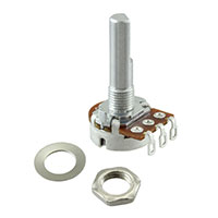 TT Electronics/BI - P160KNP-0FC25C10K - POT 10K OHM 1/10W PLASTIC R-LOG