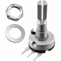 TT Electronics/BI - P170N2-QC25BR1K - POT 1K OHM 1/10W PLASTIC LINEAR