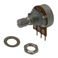 TT Electronics/BI - P160KN-0QC15B100K - POT 100K OHM 1/5W PLASTIC LINEAR