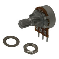 TT Electronics/BI - P160KN-0QD15B10K - POT 10K OHM 1/5W PLASTIC LINEAR