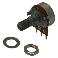 TT Electronics/BI - P160KN-0QD15B1K - POT 1K OHM 1/5W PLASTIC LINEAR