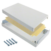 Twin Industries - B45-8000 - BOX ABS BLU/GRAY 7.7"L X 4.3"W