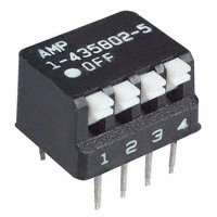 TE Connectivity ALCOSWITCH Switches - 1-435802-5 - SWITCH PIANO DIP SPST 25MA 24V