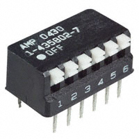 TE Connectivity ALCOSWITCH Switches - 1-435802-7 - SWITCH PIANO DIP SPST 25MA 24V