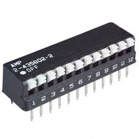 TE Connectivity ALCOSWITCH Switches - 2-5435802-2 - SWITCH PIANO DIP SPST 25MA 24V