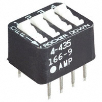 TE Connectivity ALCOSWITCH Switches - 4-435166-9 - SWITCH ROCKER DIP SPST 25MA 24V