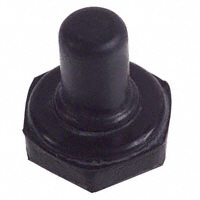 TE Connectivity ALCOSWITCH Switches - BP14400 - PUSHBUTTON FULL BOOT BLACK