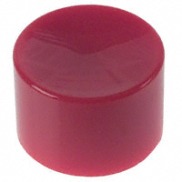 TE Connectivity ALCOSWITCH Switches - 1825069-2 - CAP PUSHBUTTON ROUND RED