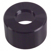 TE Connectivity ALCOSWITCH Switches - G12B - GUARD PB 1/4-40 BLACK ALUMINUM