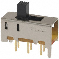 TE Connectivity ALCOSWITCH Switches - MHS222G - SWITCH SLIDE DPDT 0.4VA 20V
