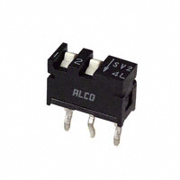 TE Connectivity ALCOSWITCH Switches - SSV02 - SWITCH SLIDE DIP SPST 0.40VA 20V
