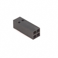 TE Connectivity AMP Connectors - 104482-1 - CONN HOUSING 4POS .100 DUAL ROW