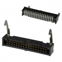 TE Connectivity AMP Connectors - 1-1761607-1 - CONN HEADER LOPRO R/A .100 34POS