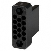 TE Connectivity AMP Connectors - 201355-1 - CONN HOUSING PLUG 14POS BLACK