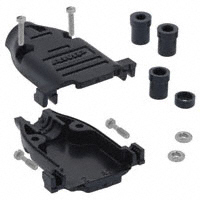 TE Connectivity AMP Connectors - 5748678-2 - CONN BACKSHELL DB15 PLASTIC BLCK