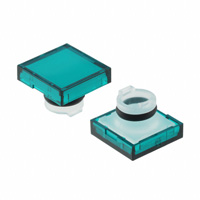 TE Connectivity ALCOSWITCH Switches - 64S5 - LENS SET SQUARE GREEN 3PCS