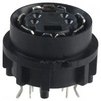 TE Connectivity AMP Connectors - 750315-1 - CONN RECEPT VERT 4 POS MINI DIN