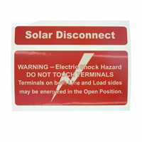 TE Connectivity Raychem Cable Protection - SOL-SD-104076-4-0.5 - LABEL ID/RATINGS 4.12"X3.01"