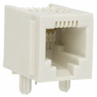 TE Connectivity Corcom Filters - RJ11-4L-S - CONN MOD JACK 6P4C R/A UNSHLD