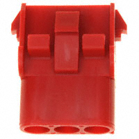 TE Connectivity AMP Connectors - 1-480701-2 - CONN U-MNL CAP 3POS 94V-2 RED