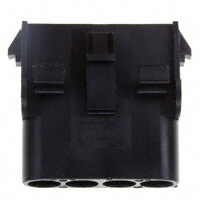 TE Connectivity AMP Connectors - 1-480703-9 - CONN U-MNL CAP 4POS 94V-2 BLK