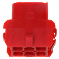 TE Connectivity AMP Connectors - 1-480705-2 - CONN U-MNL CAP 6POS 94V-2 RED
