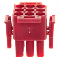 TE Connectivity AMP Connectors - 1-480706-2 - CONN U-MNL PLUG 9POS 94V-2 RED