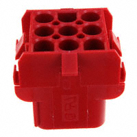 TE Connectivity AMP Connectors - 1-480707-2 - CONN U-MNL CAP 9POS 94V-2 RED